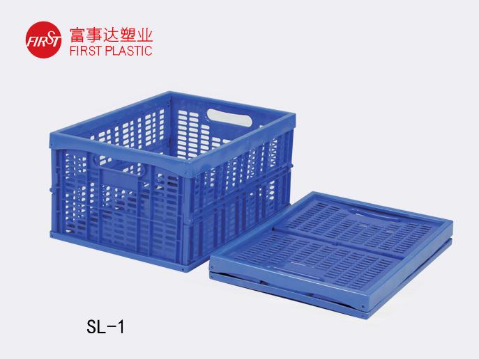 SL-1网孔折叠美女91视频APP入口周转箱